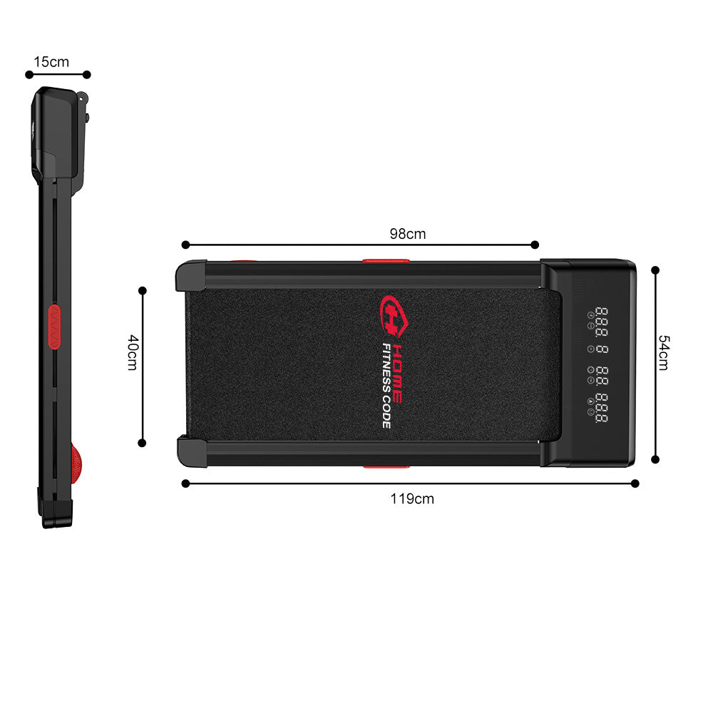 Treadmill Y1 with 0-9% Auto Incline, Speed 1-10KM/H