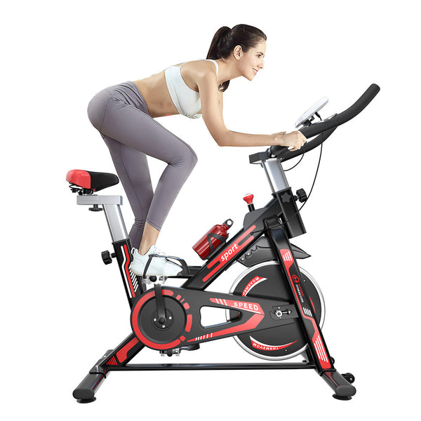 Indoor Cycling Bike Stationary Exercise Bike With LCD Display