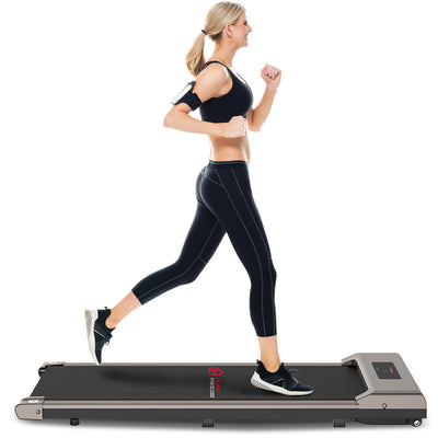 Space Saving Motorised Treadmill Walking Machine with LCD Display ...